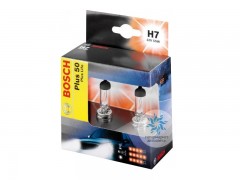 Набор галогеновых ламп Bosch H7 Plus 50 Plus Life